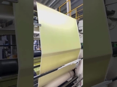 bande dégrossie épaisse de mousse de 1mm double dans blanc/jaune-clair/noir